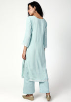 trueBrowns Gota Slit Kurta-Pant-Dupatta | Grocsy