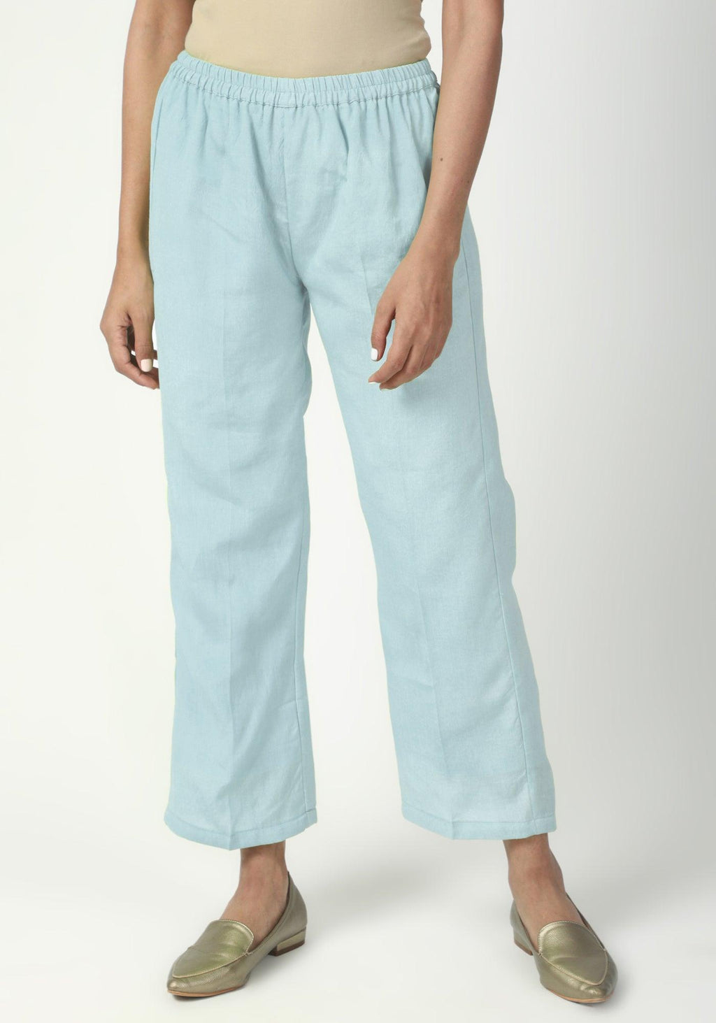trueBrowns Blue Gota Kurta-Pant-Dupatta | Grocsy