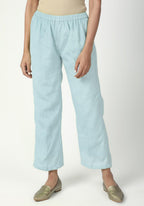 trueBrowns Blue Gota Kurta-Pant-Dupatta | Grocsy