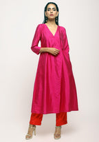 trueBrowns Pink Angrakha Set | Grocsy