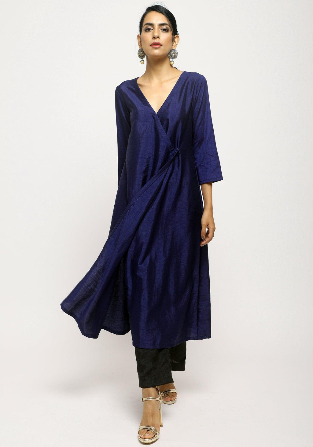 trueBrowns Blue Angrakha Set | Grocsy