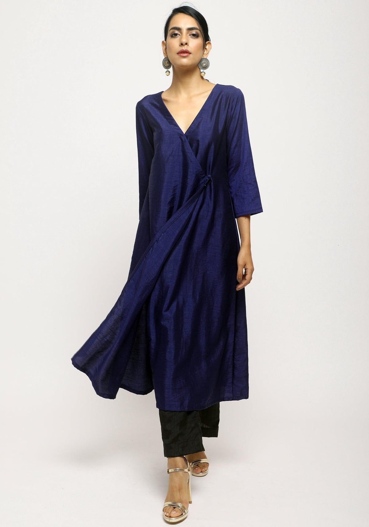 trueBrowns Blue Angrakha Set | Grocsy