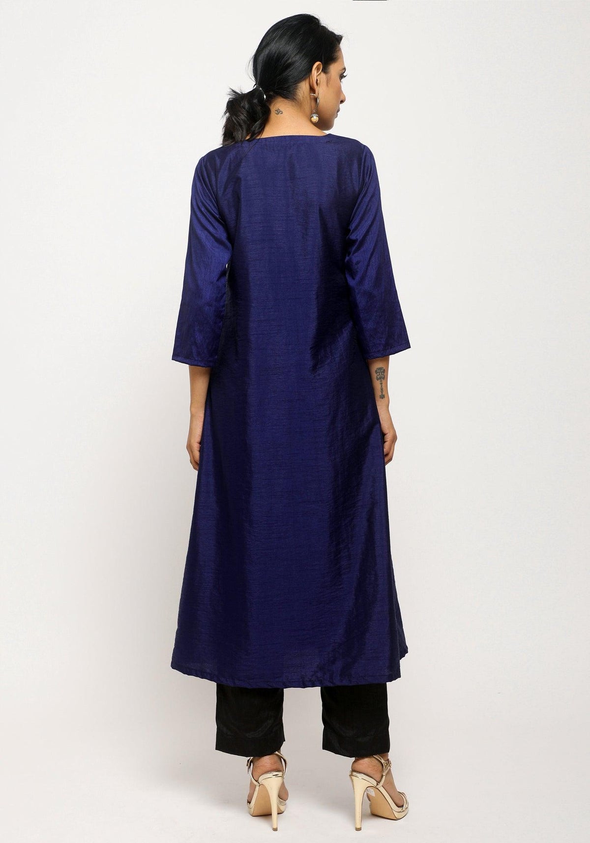 trueBrowns Blue Angrakha Set | Grocsy