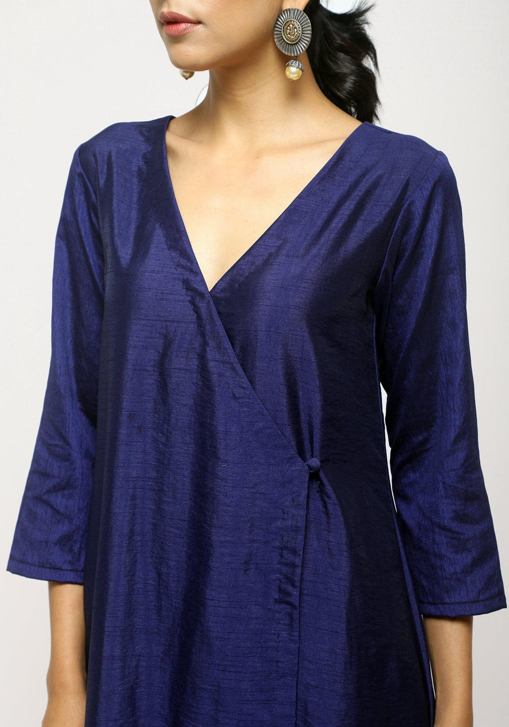 trueBrowns Blue Angrakha Set | Grocsy