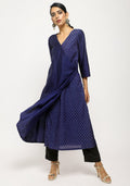 trueBrowns Blue Foil Angrakha Set | Grocsy