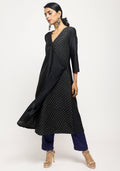trueBrowns Black Foil Angrakha Set | Grocsy