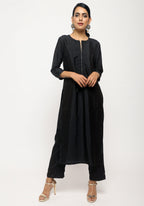 trueBrowns Black Foil High Slit Set | Grocsy