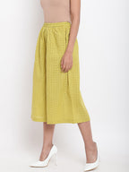 trueBrowns Green Cotton Pant | Grocsy