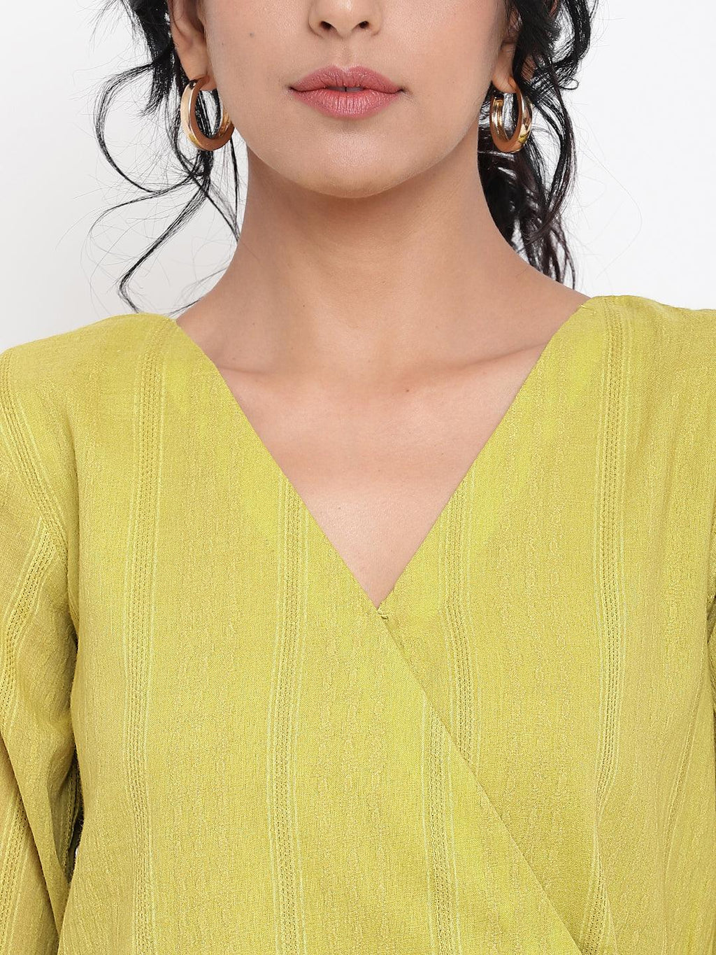 trueBrowns Green Cotton Angrakha Kurta Set | Relove | Grocsy