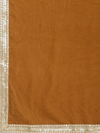 trueBrowns Brown Velvet Shawl | Grocsy