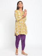 trueBrowns Silk Purple Dhoti Pant | Grocsy