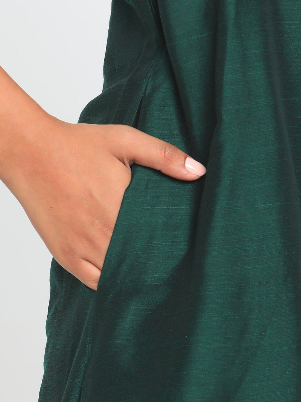 trueBrowns Green Silk Angrakha Set | Grocsy