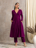 trueBrowns Wine Velvet Angrakha | Grocsy