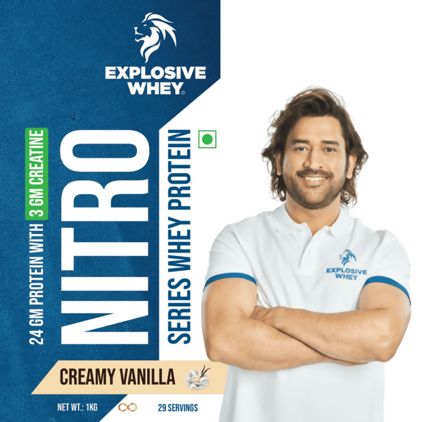 Explosive Whey Nitro Series Whey (24gm Protein with 3gm Creatine) | Grocsy