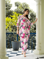 Casual Fashionable Multi Muslin Cotton co-ord set - Manya | Grocsy