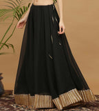Joban Fashion Black Georgette Lehenga Set | Grocsy