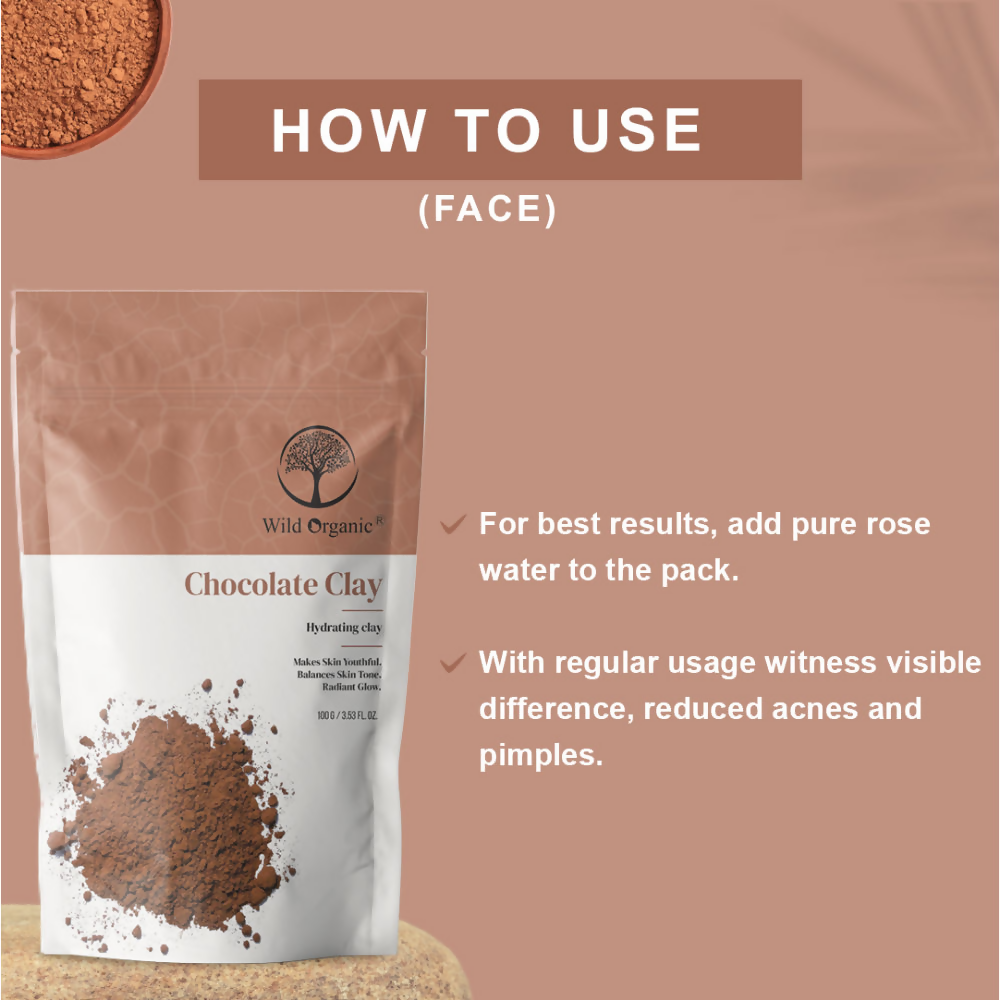 Wild Organic Chocolate Hydrating Clay Powder | Grocsy