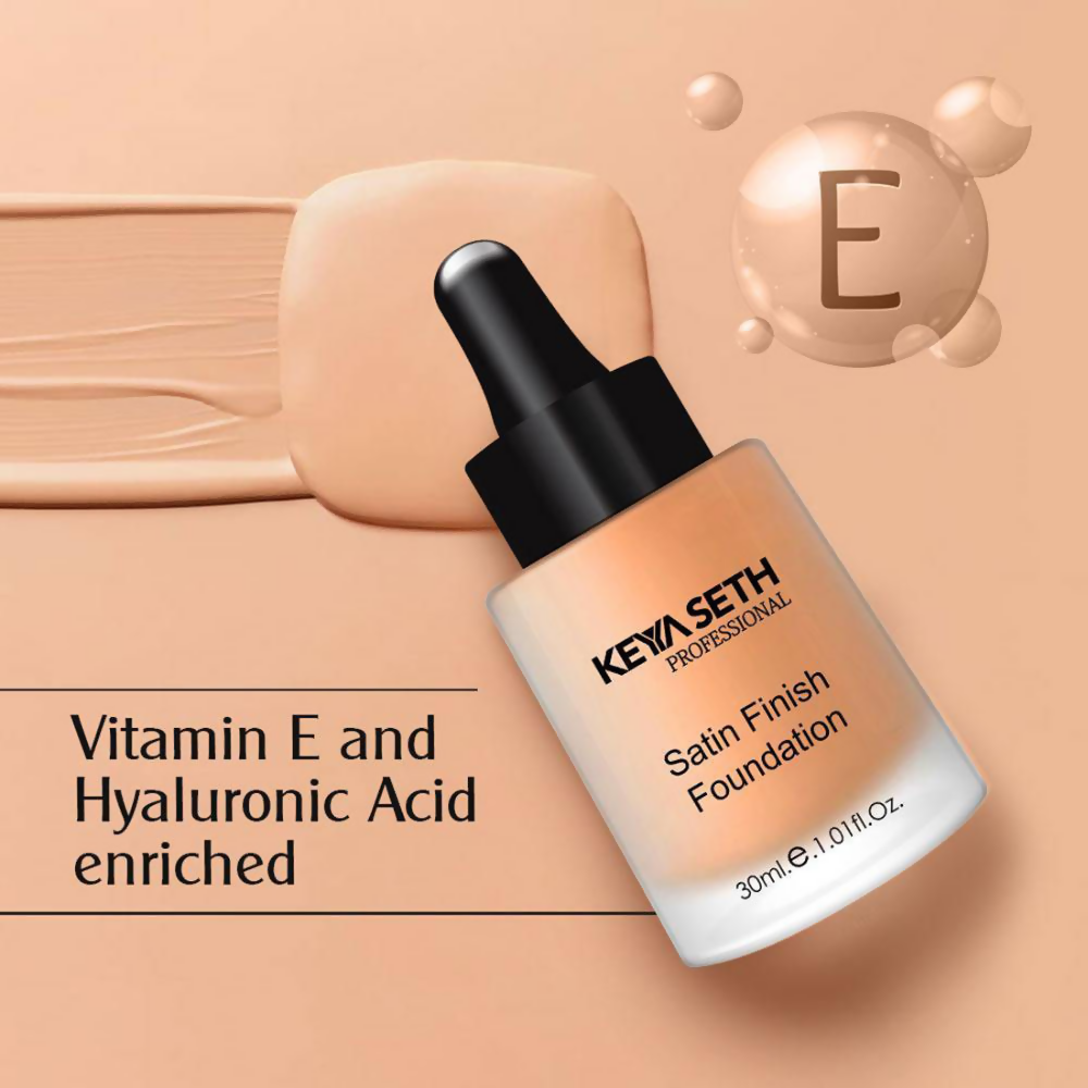 Keya Seth Aromatherapy Professional Satin Finish Foundation - Shade 3 | Grocsy