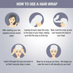 Nykaa Naturals Microfiber Hair Wrap for Frizz Free & Shiny Hair - Grey | Grocsy