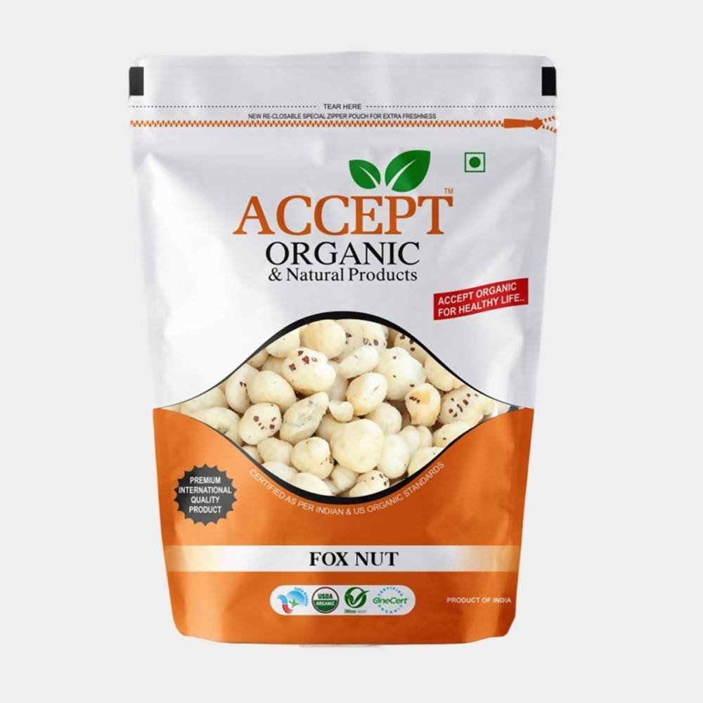 Accept Organic Fox Nut (Makhana) | Grocsy