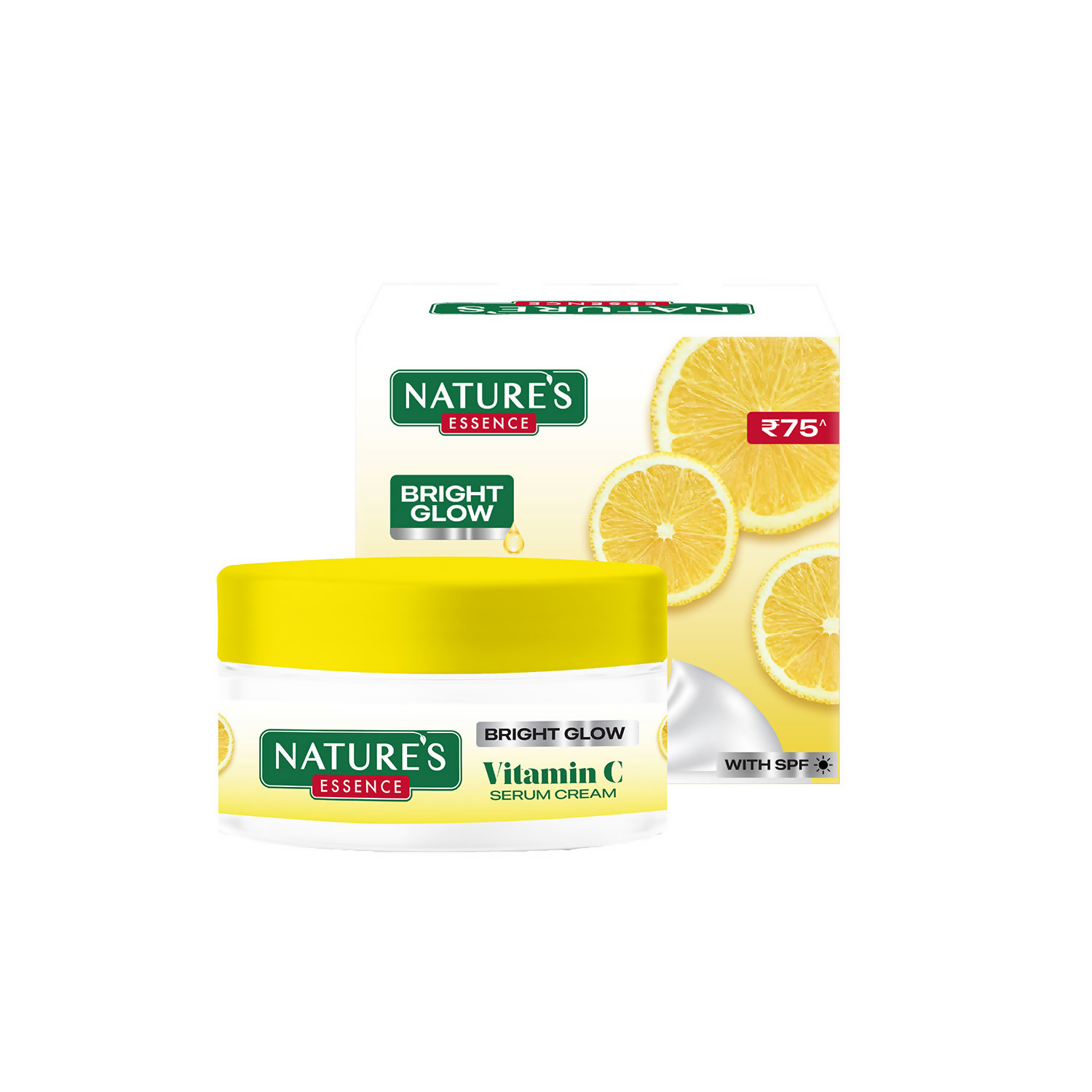 Nature's Essence Bright Glow Vitamin C Serum Cream | Grocsy