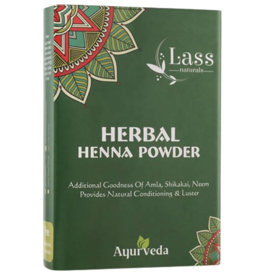 Lass Naturals Herbal Henna Powder | Grocsy