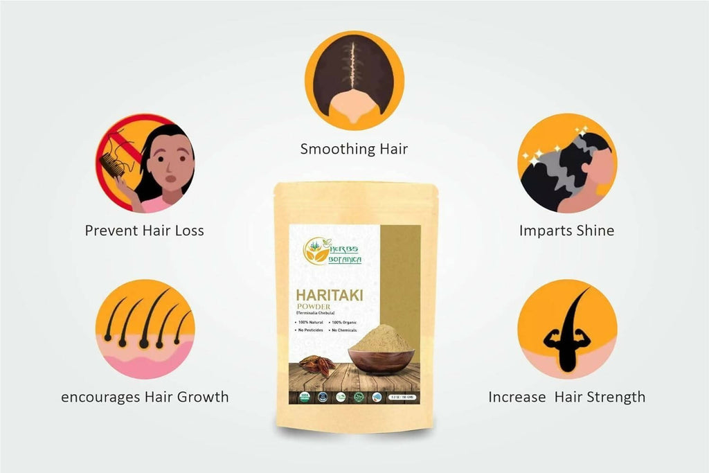 Herbs Botanica Pure Natural Haritaki Powder | Grocsy