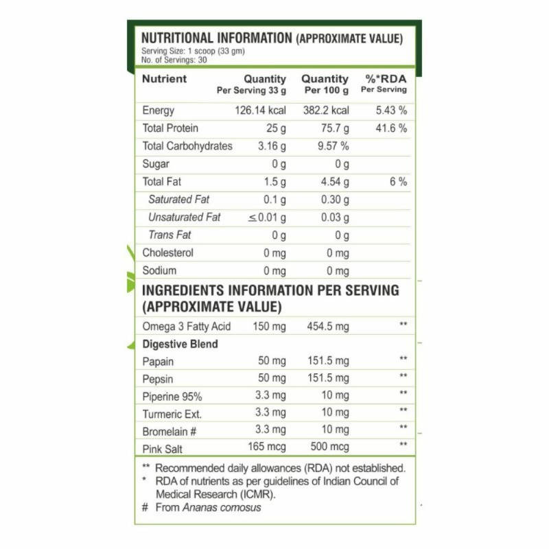 Pure Nutrition Pure Vegan Protein Powder | Grocsy