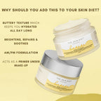 The Skin Diet Company Banana Brightening Under-Eye Cream - Dark Circles, Fine Lines with Niacinamide | Grocsy