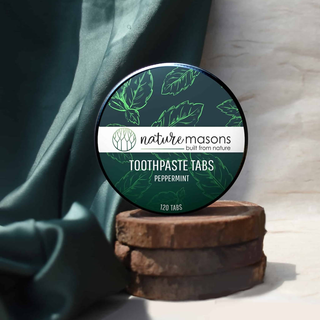 Nature Masons Toothpaste Tabs Peppermint | Grocsy