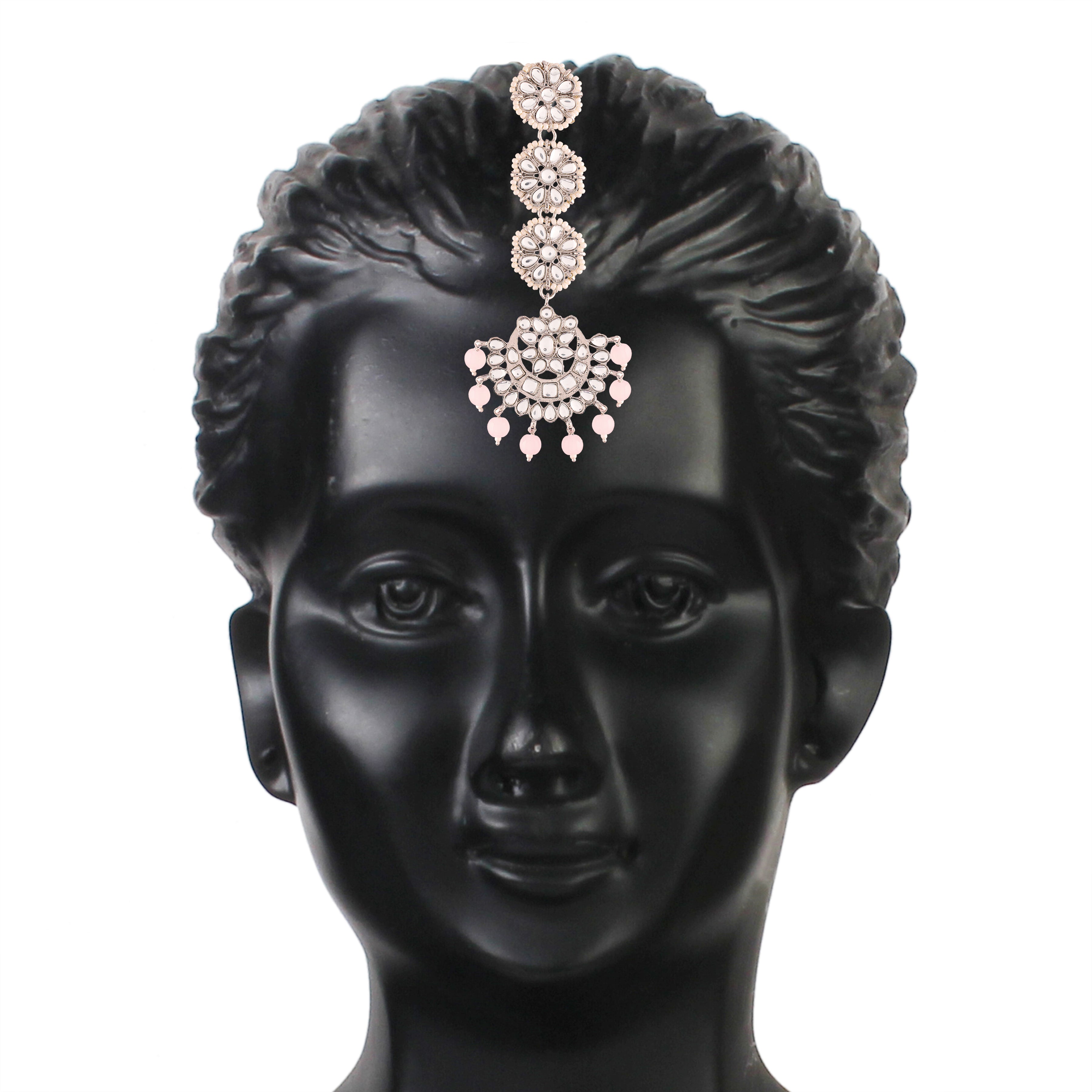 Shyama MaangTikka Earrings Set - Wahe Jewels - Swadesiicart