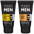 Ponds Men Pollution Out Face Wash For Deep Clean & Men Energy Bright Face Wash For Instant Brightness Combo | Grocsy
