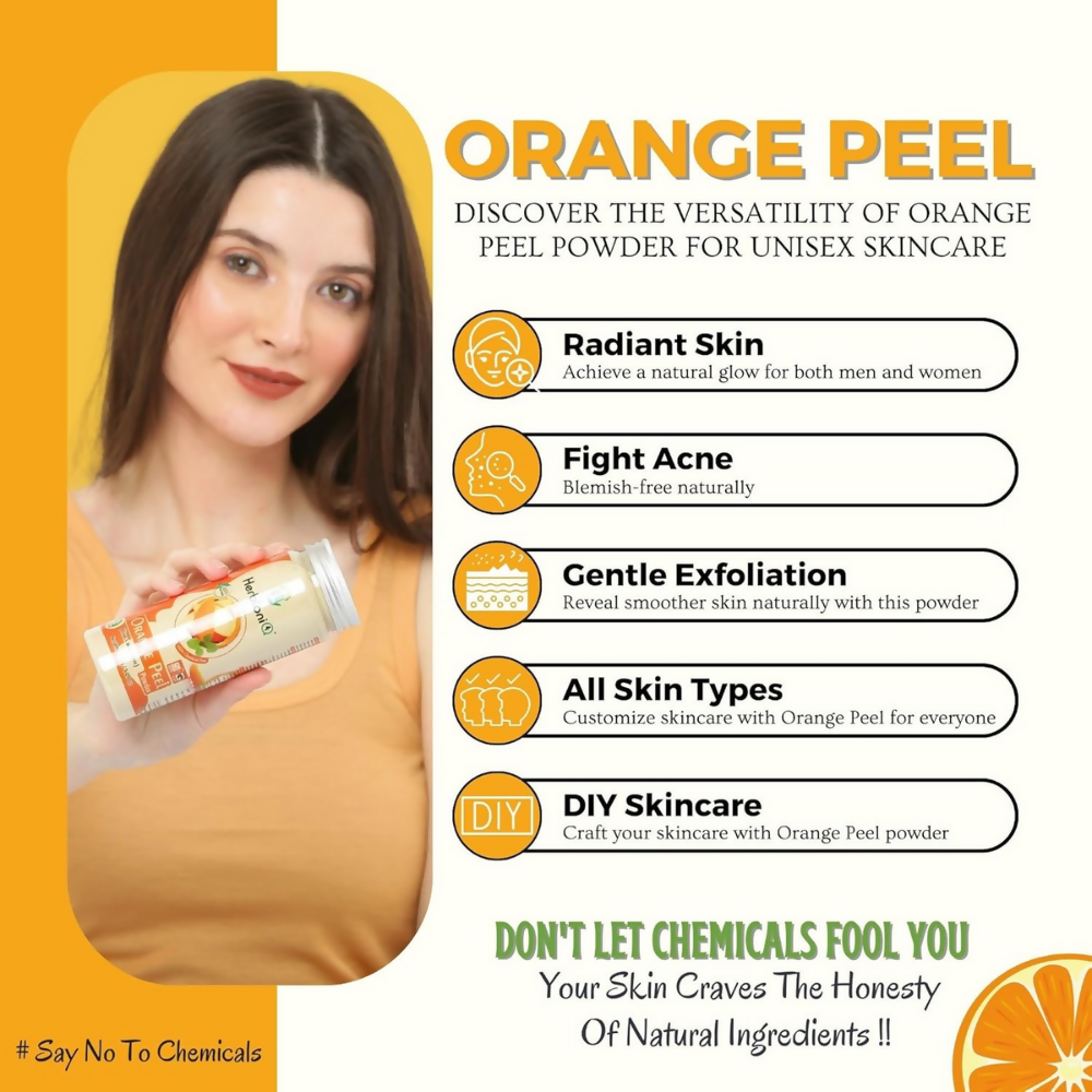 Herbtoniq Orange Peel and Multani Mitti Powder | Grocsy