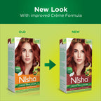Nisha Creme Hair Color for Women - Mahogany | Grocsy