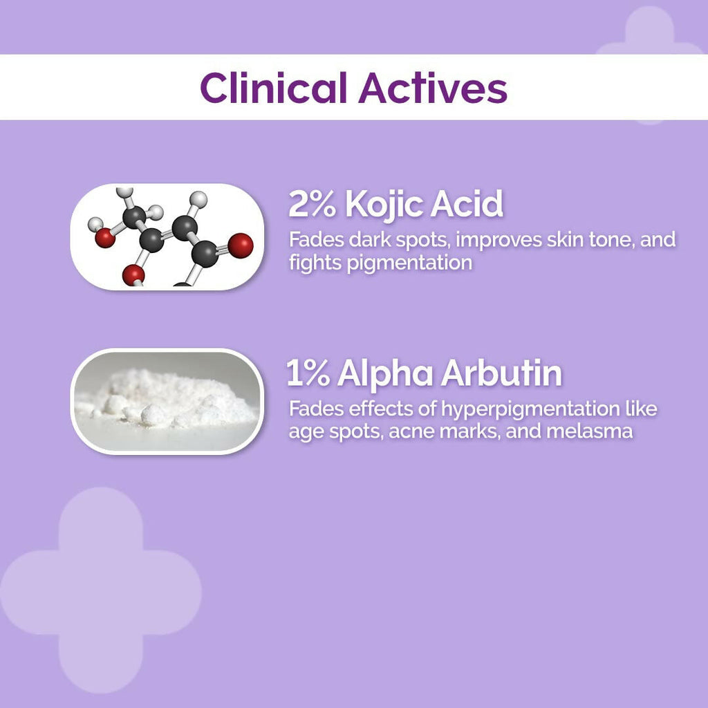 The Derma Co 2% Kojic Acid Face Serum & 1% Kojic Acid Lip Balm | Grocsy