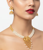 Jewel City Stunning Handcrafted Temple Jewelry Set | Grocsy