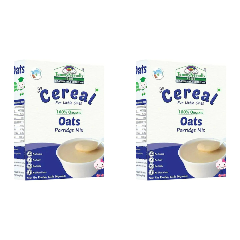 TummyFriendly Foods Certified Organic Oats Porridge Mix for 6 Months Old | Grocsy