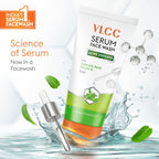 VLCC Acne Defense Serum Face Wash with Salicylic Acid Serum & Tulsi | Grocsy
