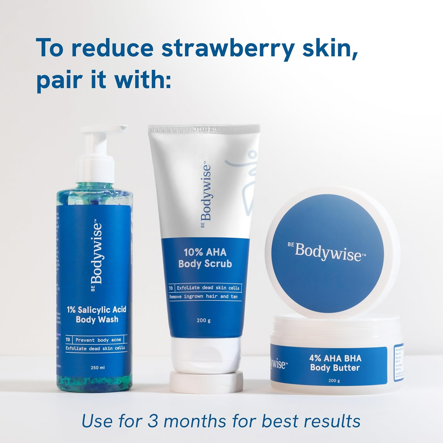 BeBodywise 10% Lactic AHA Exfoliating Body Scrub | Grocsy