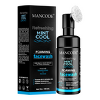 Mancode Refreshing Mint Cool Foaming Face Wash | Grocsy