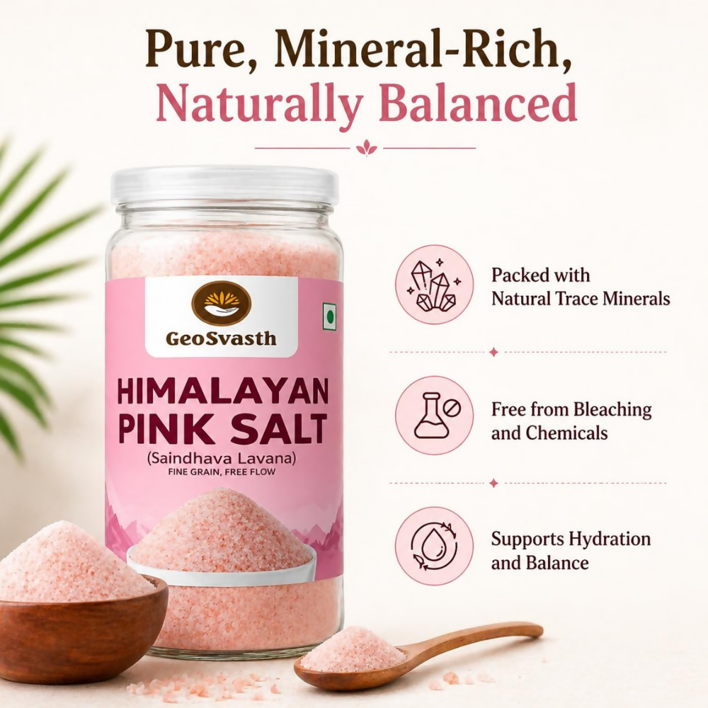 GeoSvasth Himalayan Pink Salt | Grocsy