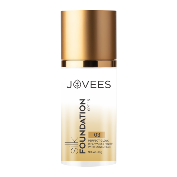 Jovees Silk Foundation SPF 15 - Shade 3 | Grocsy
