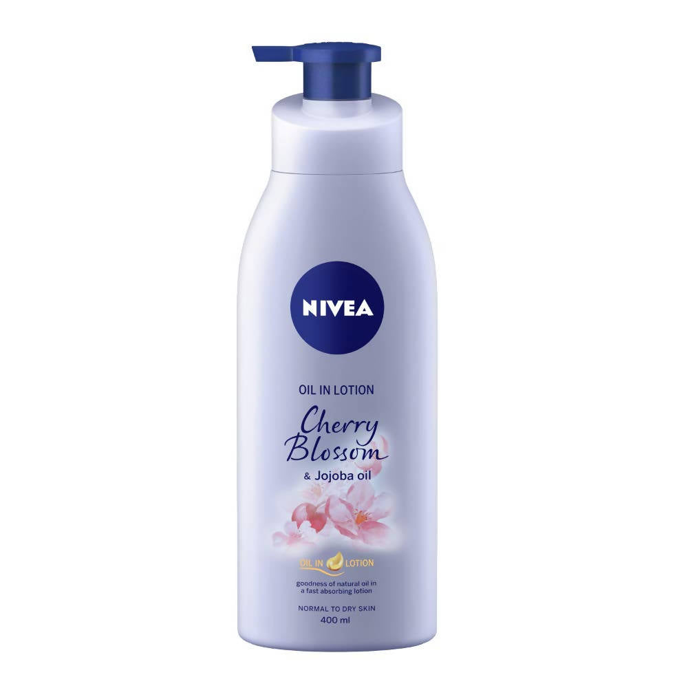 Nivea Oil in Lotion - Cherry Blossom & Jojoba Oil | Grocsy