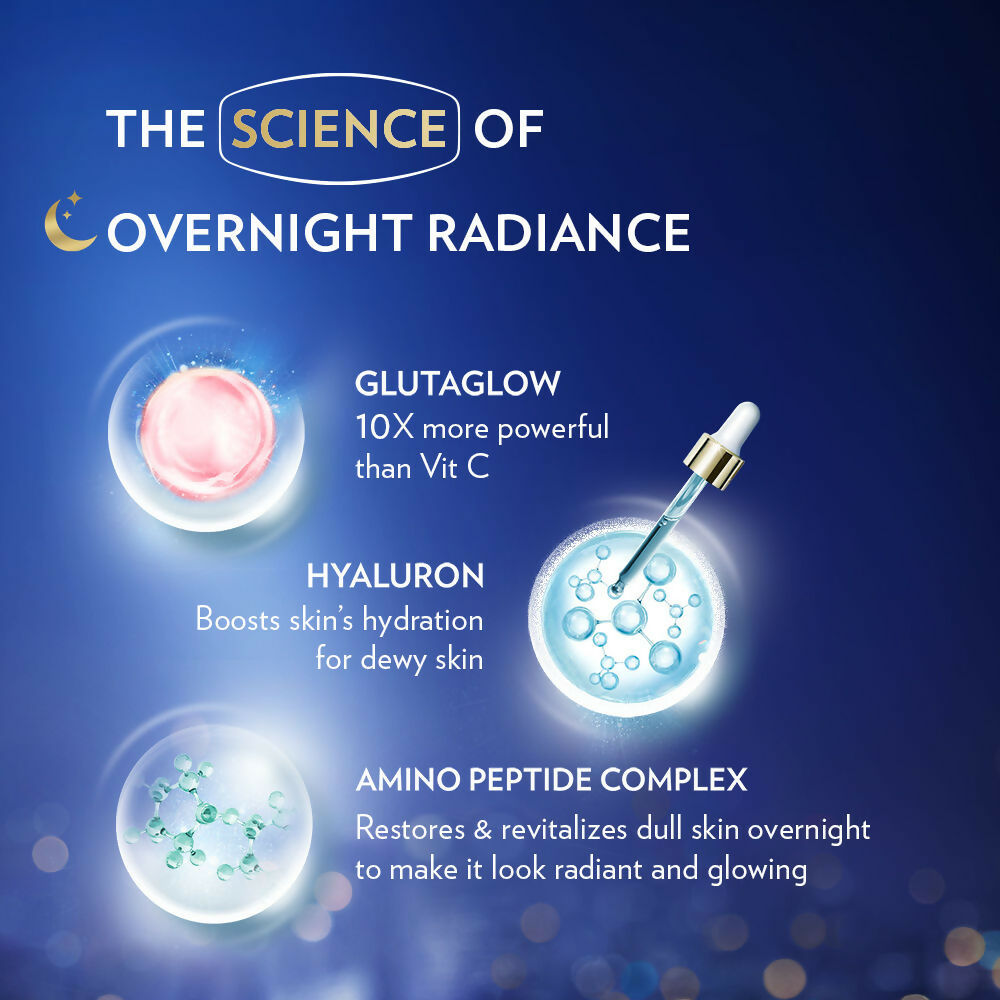 Vaseline Healthy Bright Daily Brightening Body Lotion & Gluta-Hya Overnight Radiance Serum-In-Lotion Combo | Grocsy