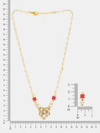 Ruby Raang Rani Pearl Haar Set | Grocsy