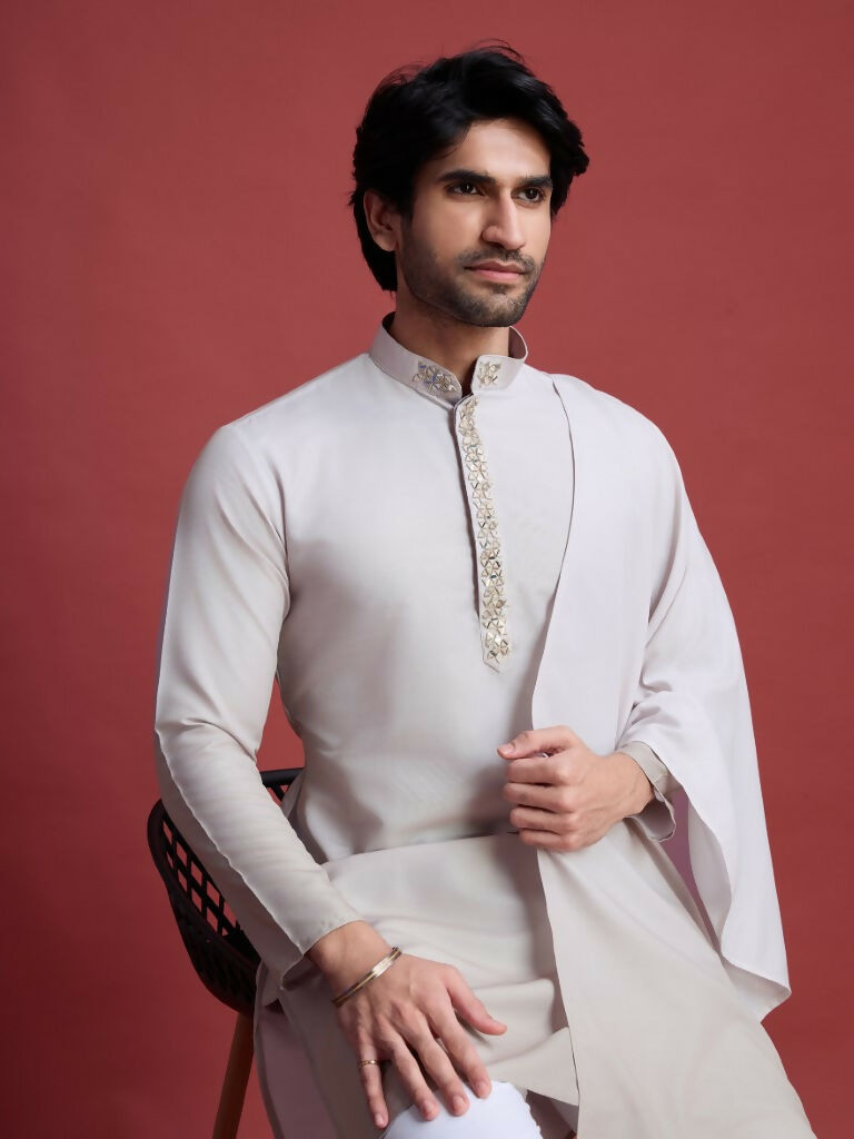 Vastranavya Exclusive Festival Wear Viscose Real Mirror Work Kurta with Dupatta Collection | Grocsy