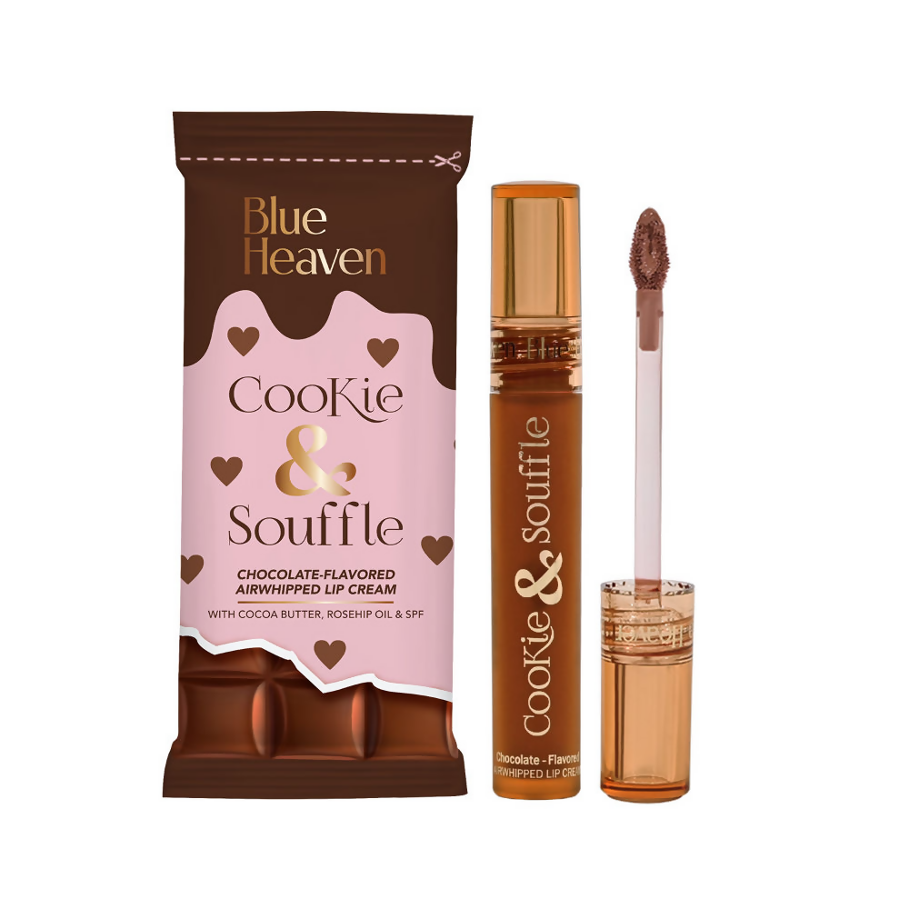 Blue Heaven Cookie & Souffle Liquid Matte Lipstick - Cocoa Addict | Grocsy