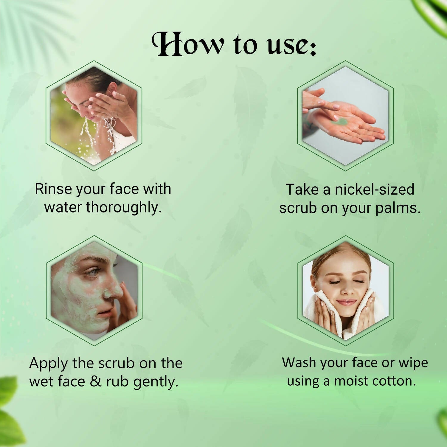 NutriGlow Neem & Tulsi Face Scrub | Grocsy