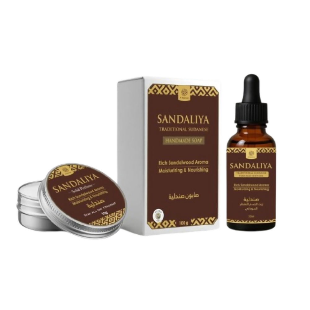 Al Masnoon Sandaliya Body Care Kit Combo | Grocsy