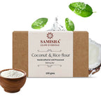 Samisha Organic Coconut Milk & Rice Flour Skin Healing Bathing Bar | Grocsy